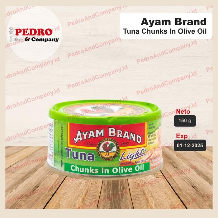 

Pilihan- Ayam Brand Tuna Chunks Olive 150 Gram