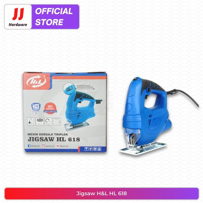 Gergaji Listrik Triplek H&L Pro 618 Jigsaw Mesin Gergaji Triplek