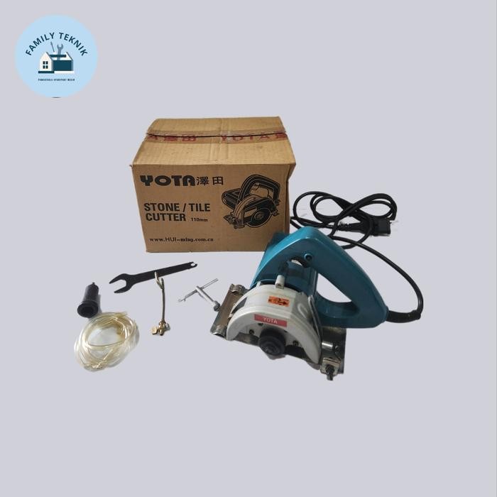 Mesin Pemotong Granit Marbel Cutter 110Mm Yota Mesin Potong Keramik Dorong Kodok / Marbel Cutter