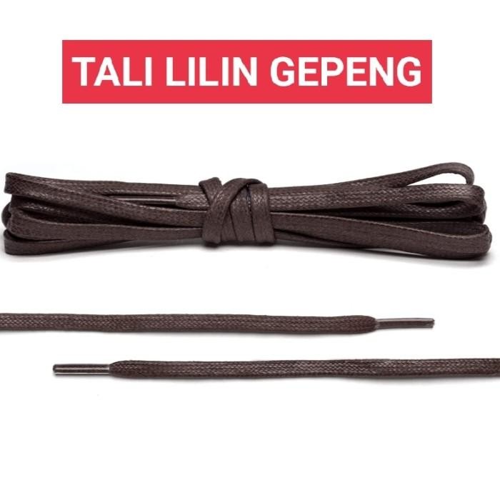 TALI SEPATU LILIN GEPENG WAXED LACES