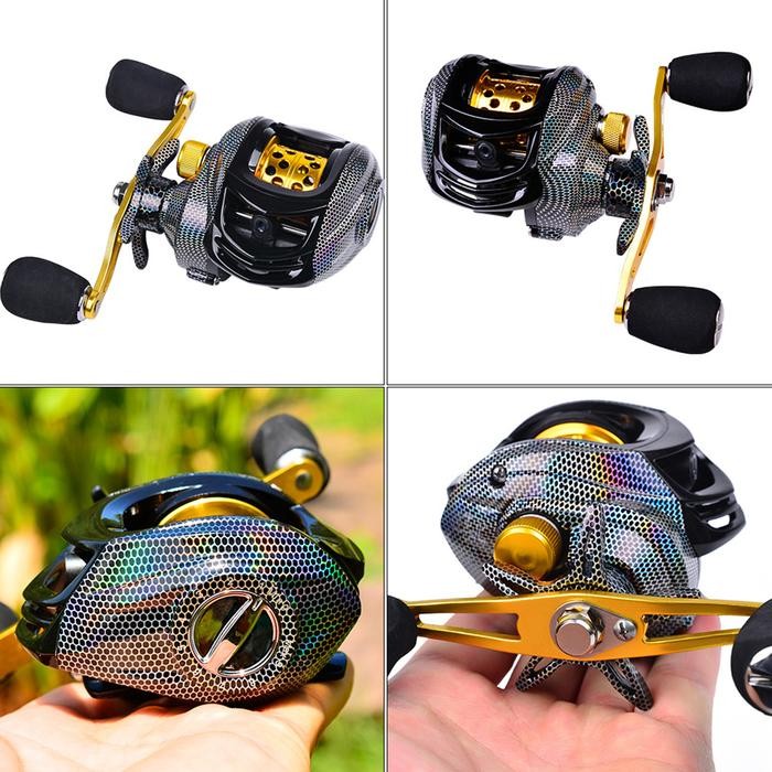 Reel Baitcasting Pancing / Dw Series Baitcasting Reel / Reel Pancing Murah 7.2:1 / Handle Kanan /