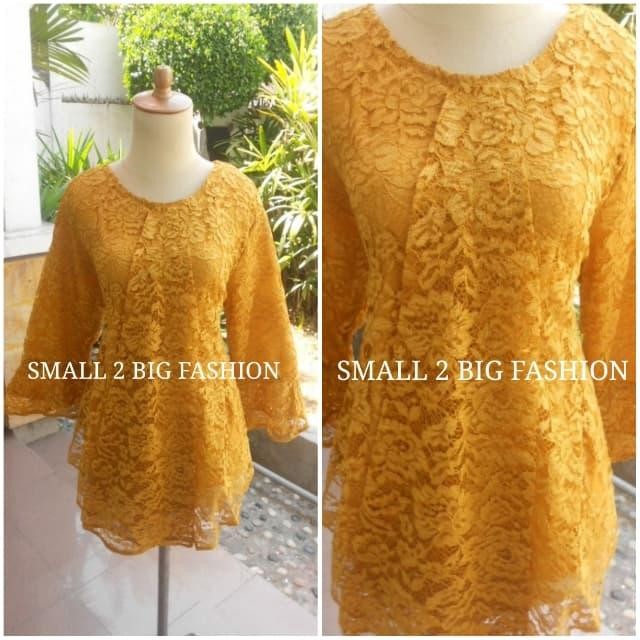 Blus brokat jumbo / kebaya bigsize / blouse pesta / kebaya batik big