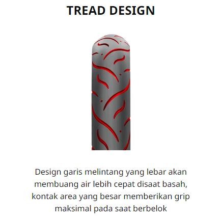 Ban Motor Corsa Terminator Ring 14 70/90 Ban Donat Tubeless Free Pentil Beat Vario Mio Spin