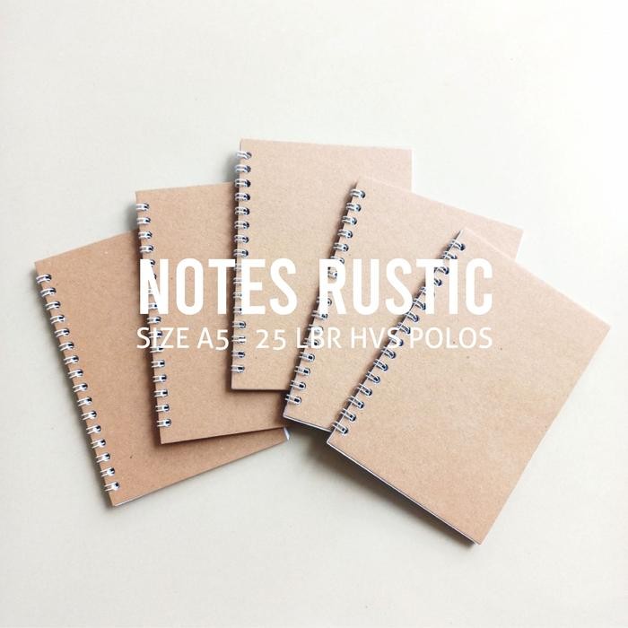 

New Notes Souvenir Rustic - A5 / hafeezacraft