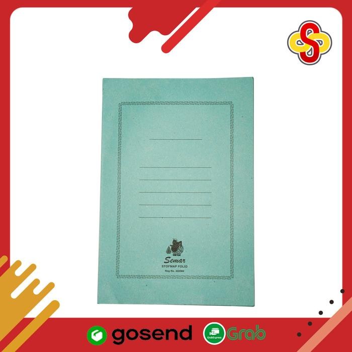 OJ Stopmap / Map Kertas Semar / Djago Folio Isi 50 pcs - Hijau