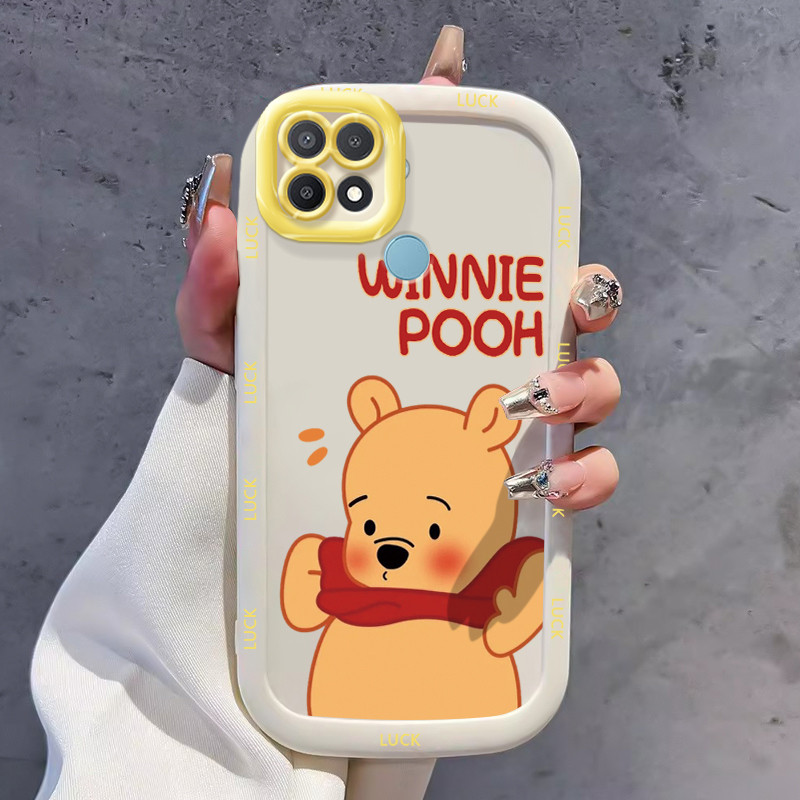 Casing Hp untuk OPPO A15 A15s A35 4G Case Casing HP Softcase Puff Kasing Lensa warna kontras inklusi