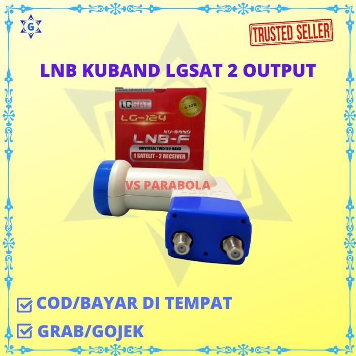 New LNB KUBAND LGSAT 2 OUTPUT UNTUK PARABOLA KUBAND