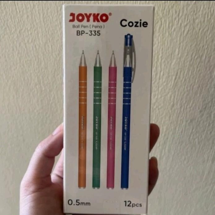 

New Bolpen / pulpen Joyko Bp-335 Cozi (12 pcs) perlengkapan sekolah