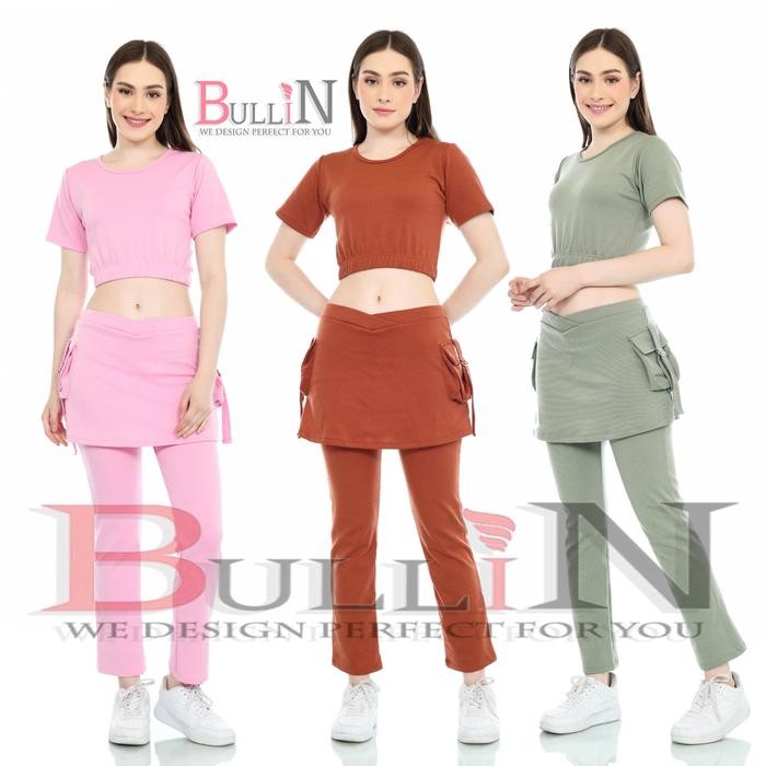 Eiger Sport - Celana Panjang Senam Rok Kantong Panjang / Celana Olahraga Panjang Sport