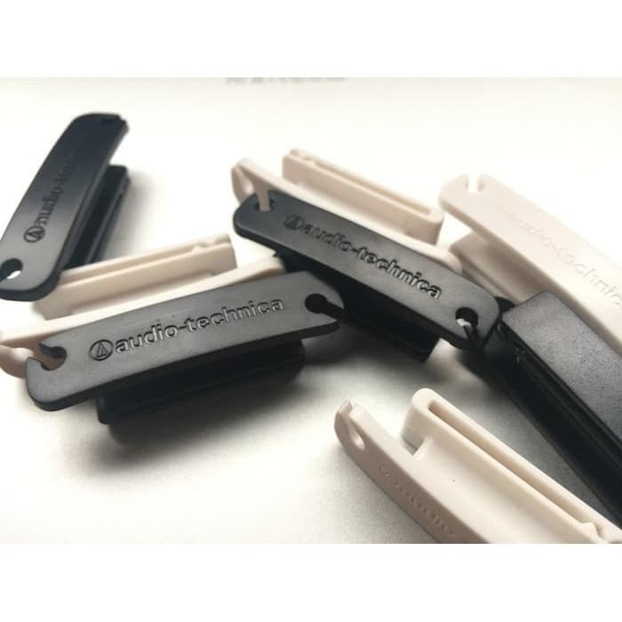 Original Audio Technica Penggulung Kabel Earphone Klip
