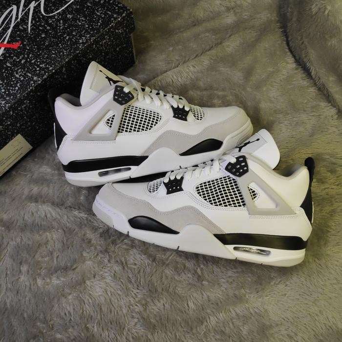 Ready Air Jordan 4 Military Black No Slide, Dunk, Yeezy, Airmax