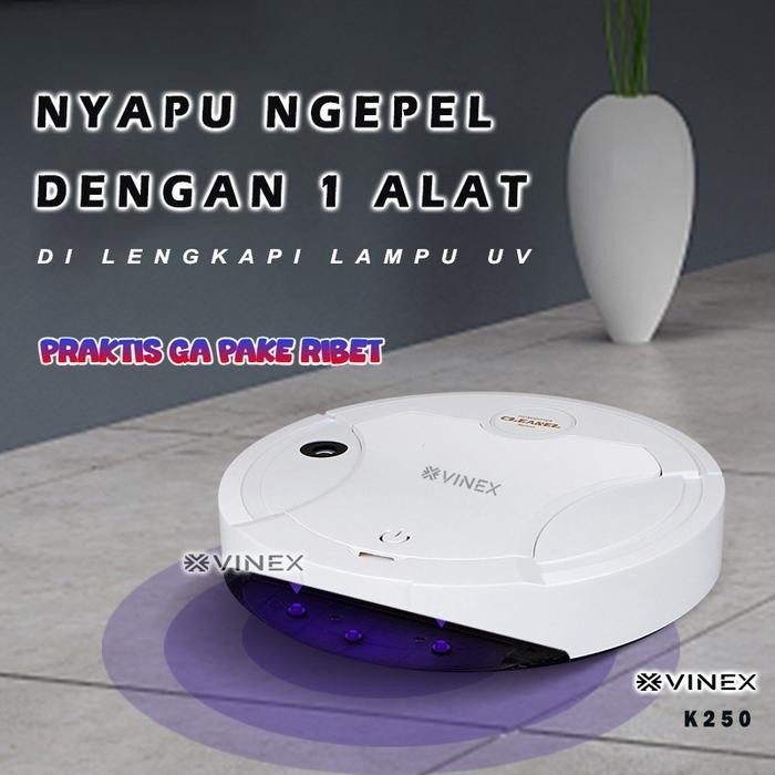 SMARTCOM - Ai Wireless Sweeping Robot Vacuum Cleaner Penyedot Debu Lantai Sapu Pel Elektrik