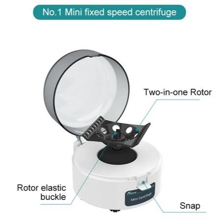 

JOANLAB Mini Centrifuge 8 hole 4000/7000/12000 RPM Lab Kecantikan Dokter Rumah Tangga MC-4K/7K/12K