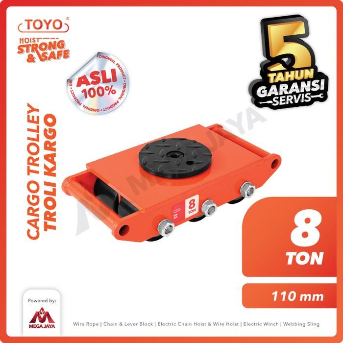 Cargo Trolley / Dolly Skate Roller 8 Ton TOYO
