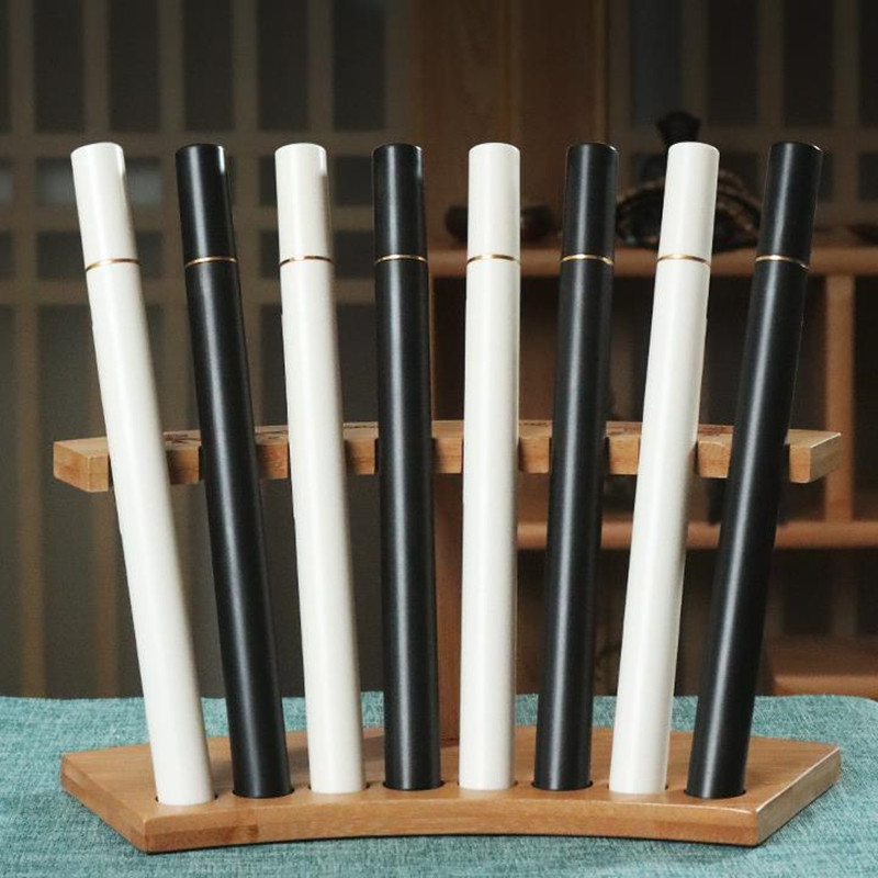 10pcs ABS Incense Tube Natural Square Round Incense Stick Barrel Holder Convenient Carrying