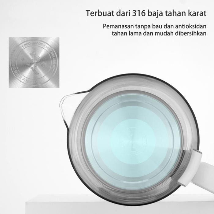 Smart Electric Kettle 1.5L Kettle Listrik Teko Baby Dewasa Kopi Teh