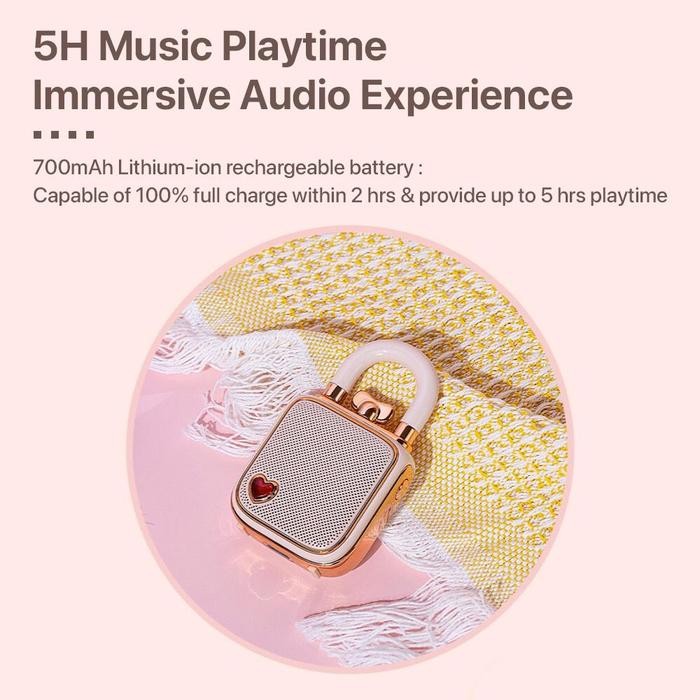 Divoom Lovelock Bluetooth Speaker Mini Portable Speaker Wireless