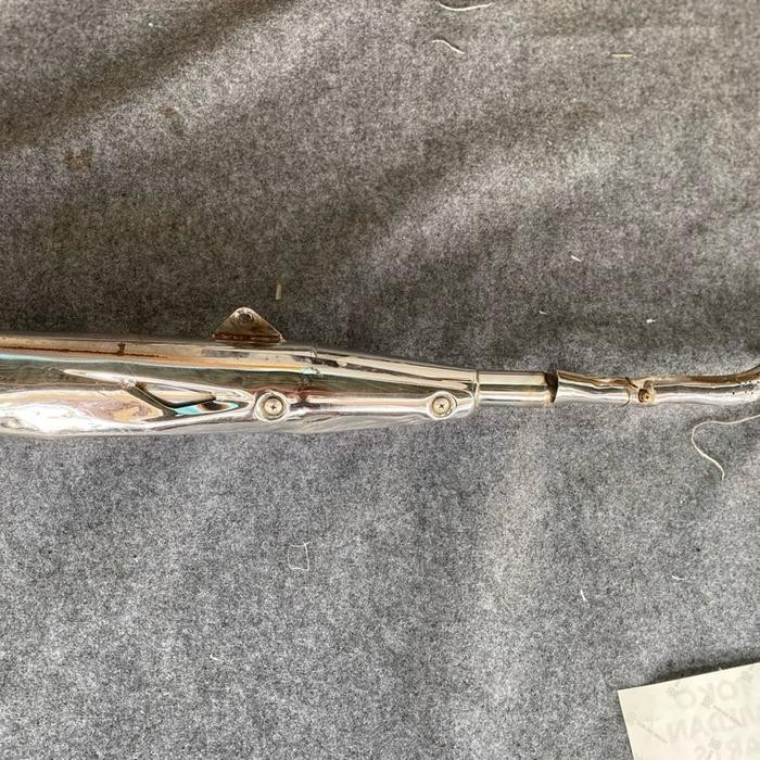 knalpot kharisma knalpot supra 125 old original copotan