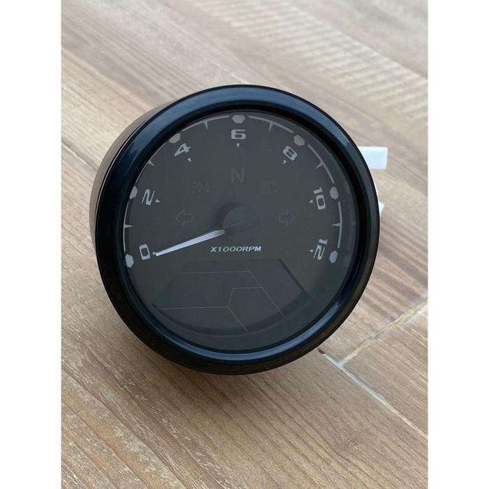 Speedometer babon Digital bulat plus Sensor Spidometer Spido babon Bulat Digital LED Custom Universa