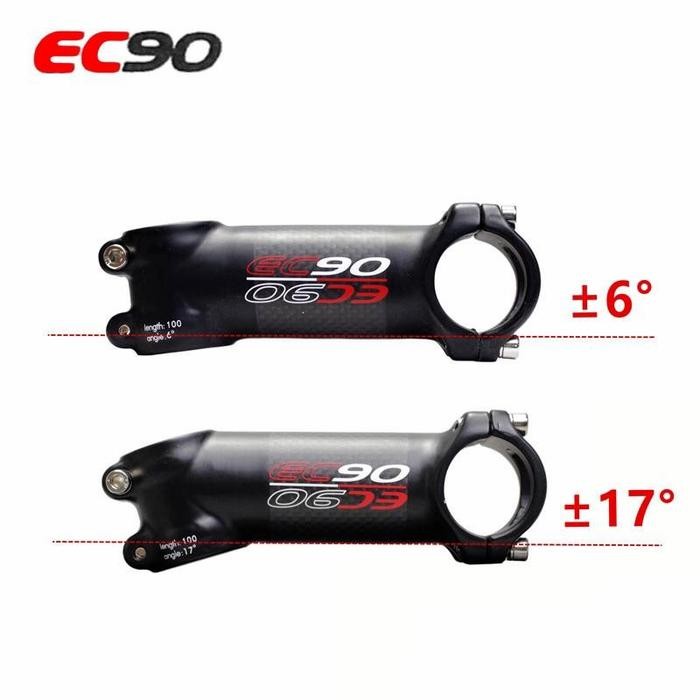 Ready Stem Ec90 Carbon Sepeda Roadbike 6 Derajat Stem Sepeda