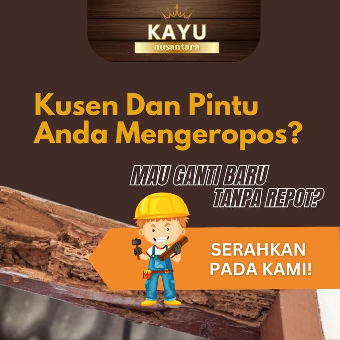 Bongkar Pasang Kusen Kayu Pintu Dan Alumunium