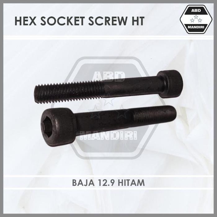 Baja Hitam 12.9 Baut L M10 X 120 ( Hex Socket Screw ) M10X120 Ht