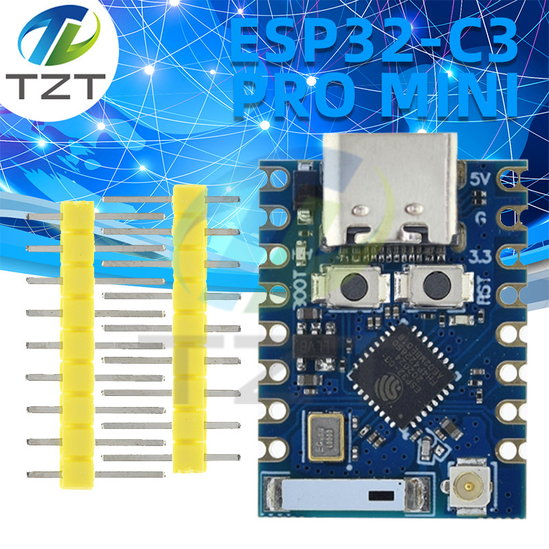 TZT ESP32-C3-Zero Pro Mini Development Board WiFi Bluetooth Ultra-small Size ESP8266 ESP32 C3 ESP 32