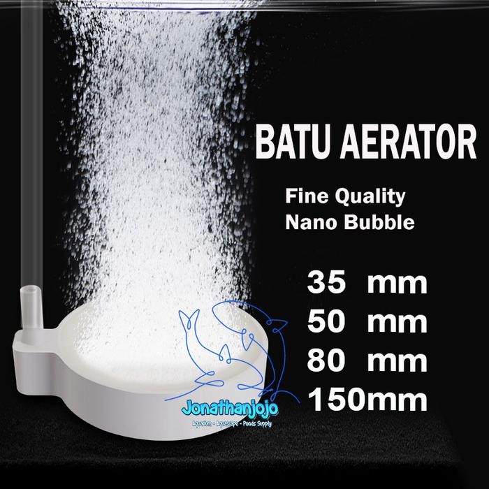 Batu Aerator Nano Micro Batu Nano aerasi fine Nano oxygen bubble gelembung oksigen ikan aquarium