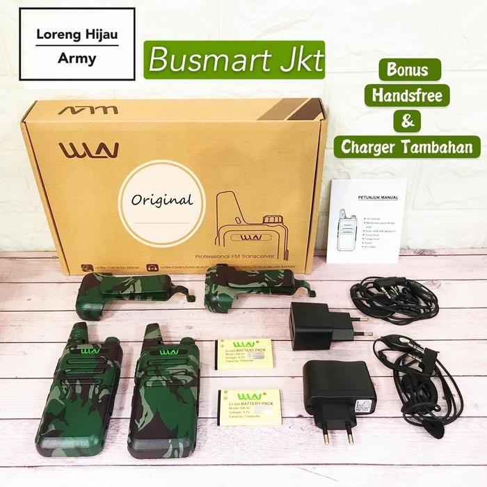 HT WLAN LORENG HIJAU ARMY / HT WLN LORENG KD C1 ( 1 DUS ISI 2 PCS )