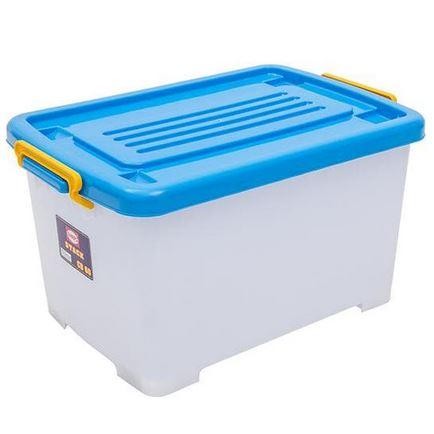 Shinpo Container Box 60 liter Storage Box Plastik Roda Serbaguna