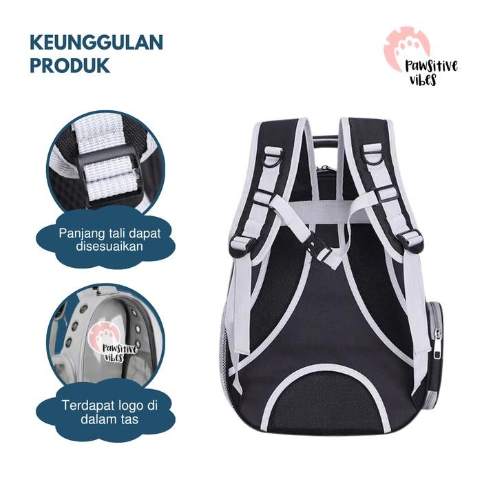 Tas Astronot XTRA Jaring Tas Astronot Kucing Anjing Pet Cargo Murah