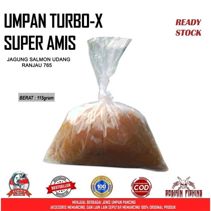 STOK TERBATAS  UMPAN JADI SUPER AMIS TURBO X JAGUNG SALMON UDANG UMPAN IKAN MAS TERJANGKAU