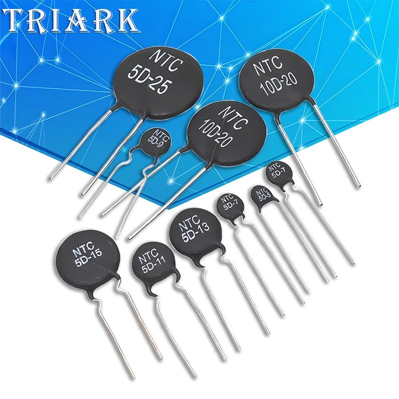 IMPORT 10pcs Thermal Resistor NTC 5D-11 10D-9 10D-11 47D-15 10D-20 10D-13 8D-11 10D-15 5D-15 10D-7