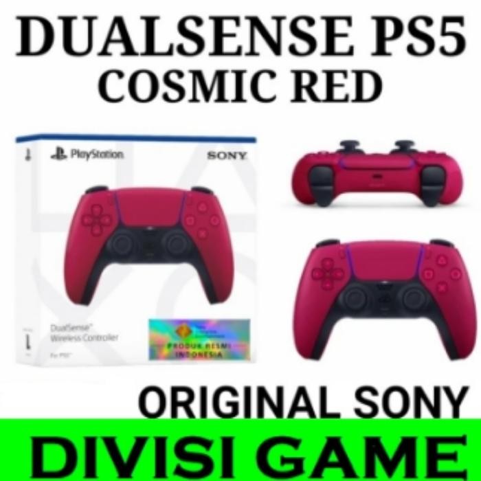Stik PS5 Dualsense Cosmic Red PS5 Wireless Controller Original