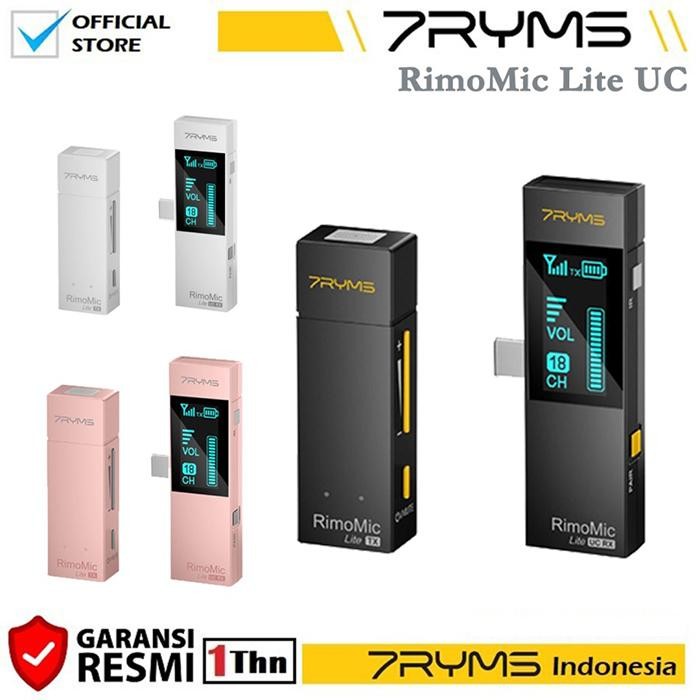 DISKON 7RYMS RimoMic Lite UC Mini UHF Wireless Microphone USB Type-C Devices