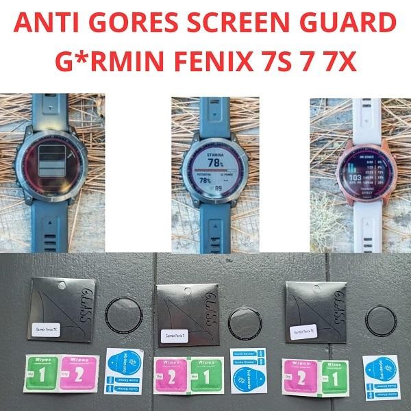 Anti Gores compatible GARMIN Fenix 7s Fenix 7 Fenix 7x Screen Guard HYDROGEL