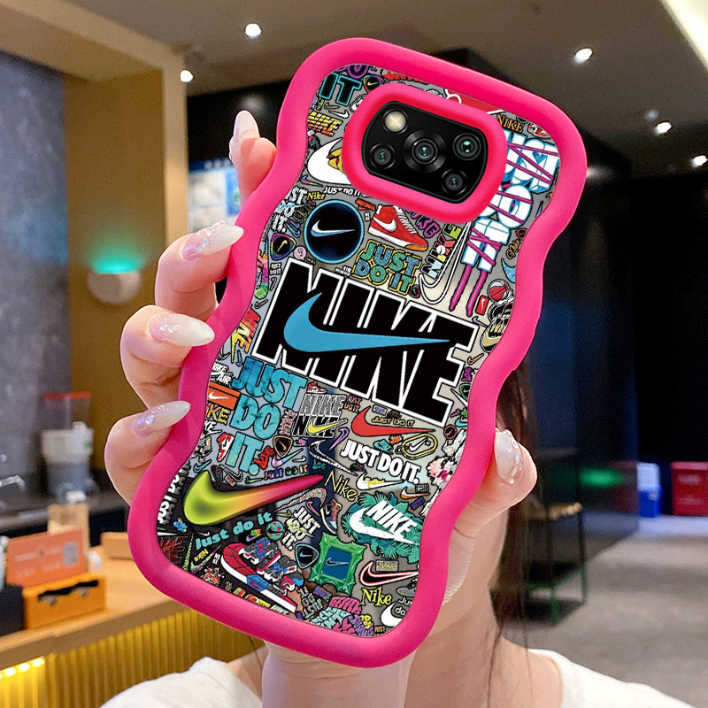 Casing Untuk Xiaomi POCO X3 POCO X3 NFC POCO X3 Pro Case Casing Kartun Kuning Pola HP Cesing Macaron