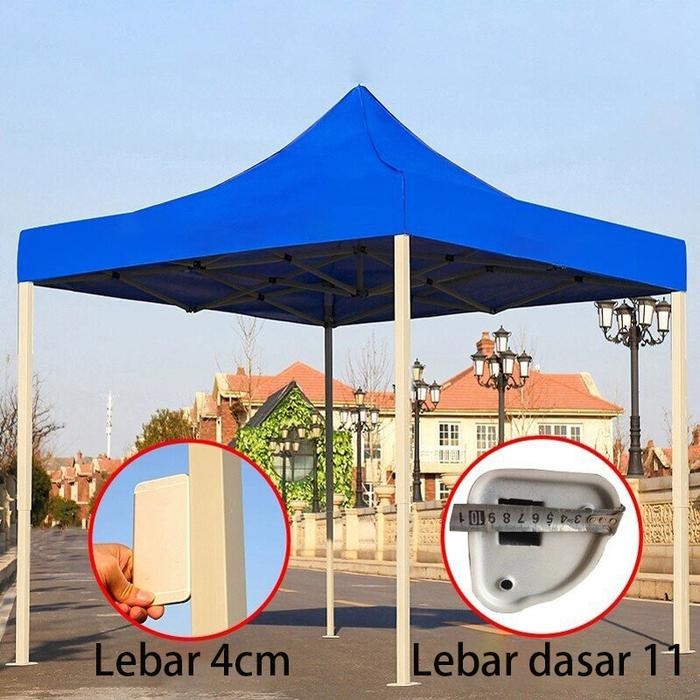 Tenda lipat 3x3/Tenda Lipat Jualan/tenda jualan 2x2/Tenda Bazar 600D Outdoor/Tenda Bazar