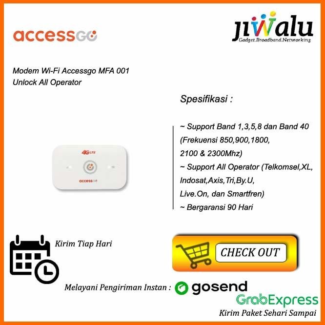 Modem Mifi Accessgo MFA001 4G LTE Unlock All Operator