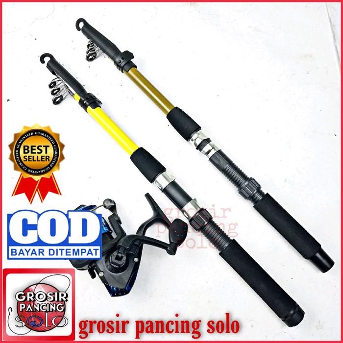 Satu Set Joran Pancing Murah Joran Spinning