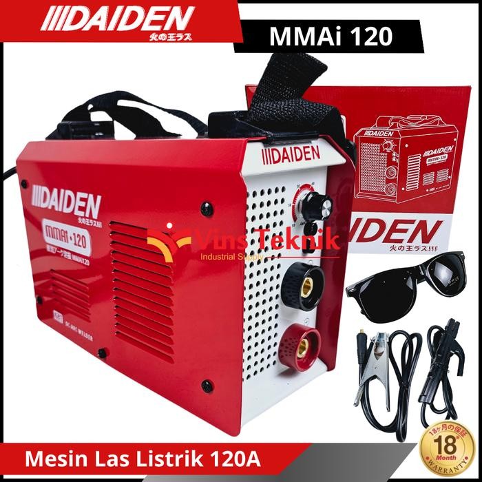 DAIDEN MMAi 120 Mesin Las Inverter Trafo Las Travo Las 120A MMA 120