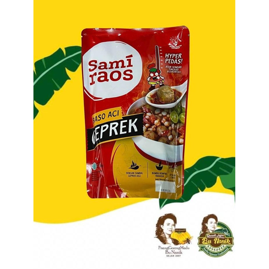 Kirim&siapmakan- Baso Aci Geprek Sami Raos / Baso Tulang Rangu Geprek Sami Raos
