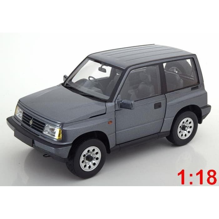 1/18 DORLOP SUZUKI VITARA ESCUDO RED PUTIH SILVER DIECAST MINIATUR