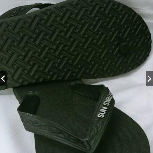 Super Sandal jepit pria SUN SWALLOW size 12 setara 45