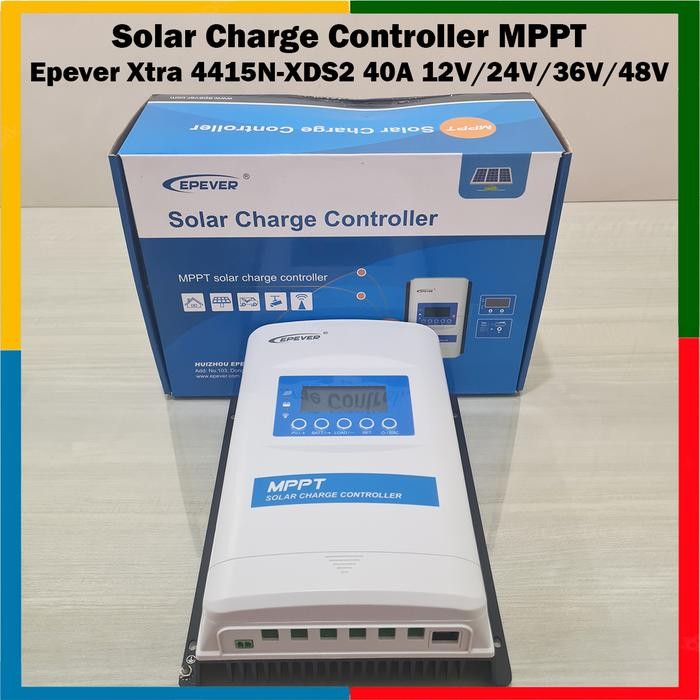 Epever real MPPT scc 40A XTRA 4415AN 48V solar panel surya controller
