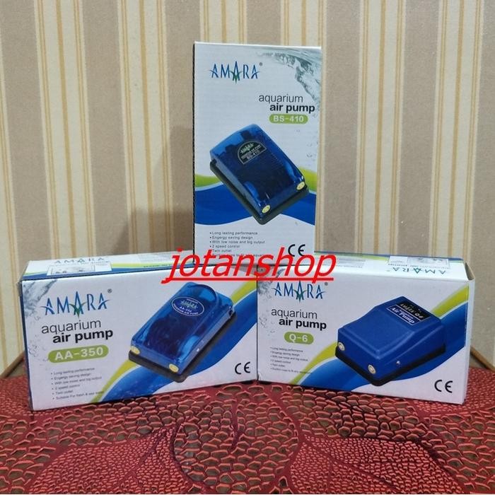 Cppetindo - Mesin Aquarium 2 Lobang Pompa Aerator Gelembung Udara Aquascape