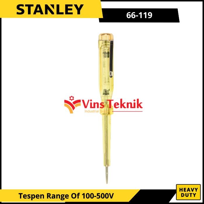 New New Obeng listrik tespen test pen obeng STANLEY 66-119 Testpen