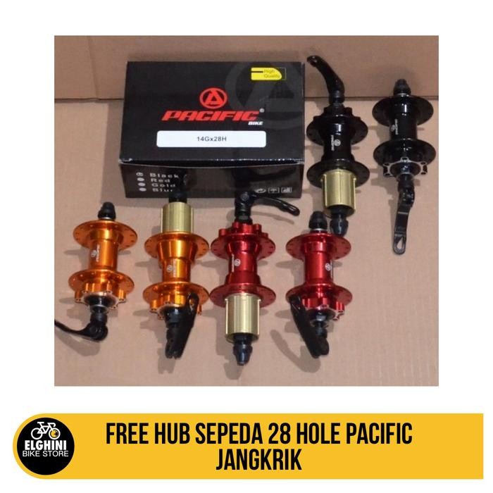 Free Hub Sepeda 28 Hole Pacific Jangkrik