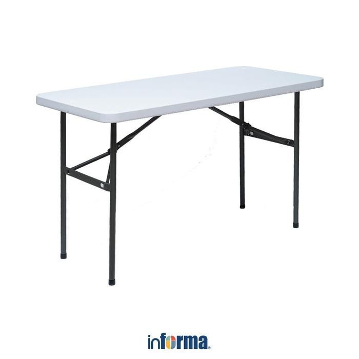 INFORMA LOGAN MEJA LIPAT - PUTIH