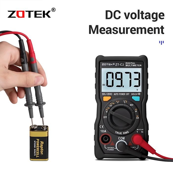 3b8e- Zotek Zt-C2 Avometer Digital Multitester Digital Original Ac/Dc